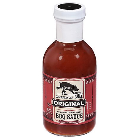 slide 1 of 1, Georgia Boys Original Bbq Sauce - 12 OZ, 12 oz