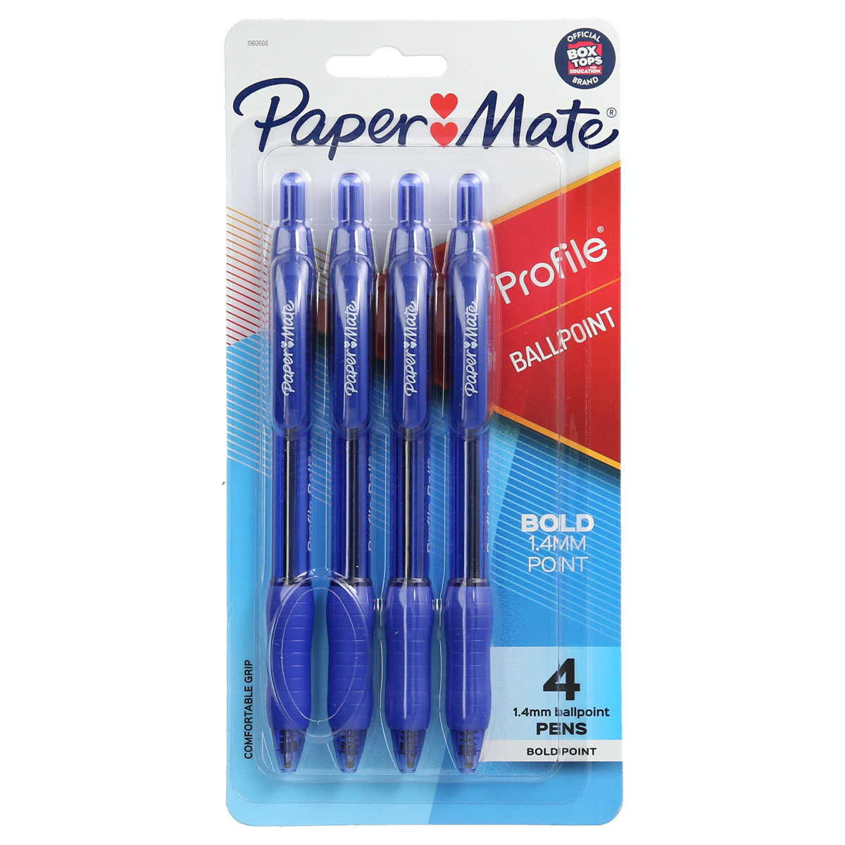 slide 1 of 5, Paper Mate Profile Retractable Ballpoint Pens, 4 ct