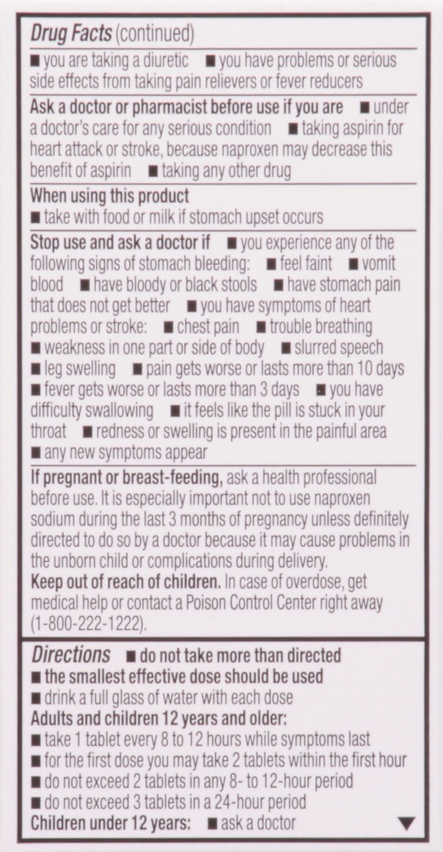 slide 5 of 9, TopCare Naproxin Sodium Pain Relie, 24 ct