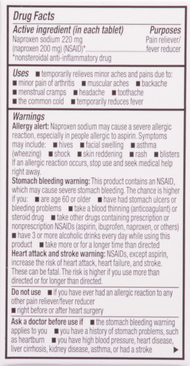 slide 9 of 9, TopCare Naproxin Sodium Pain Relie, 24 ct