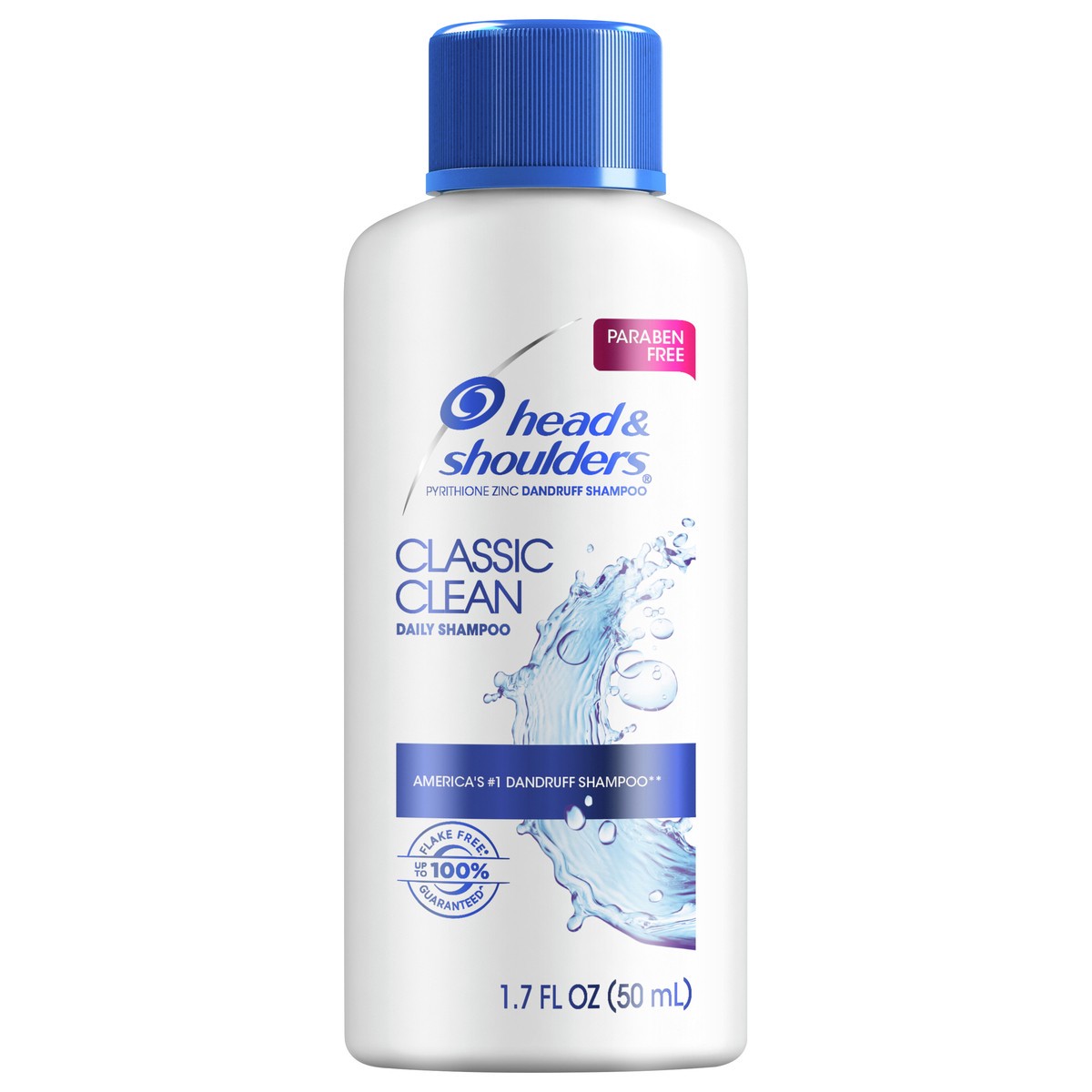 slide 4 of 9, Head & Shoulders Head and Shoulders Dandruff Shampoo, Anti-Dandruff Treatment, Classic Clean for Daily Use, Paraben Free, 1.7 oz, 1.7 fl oz