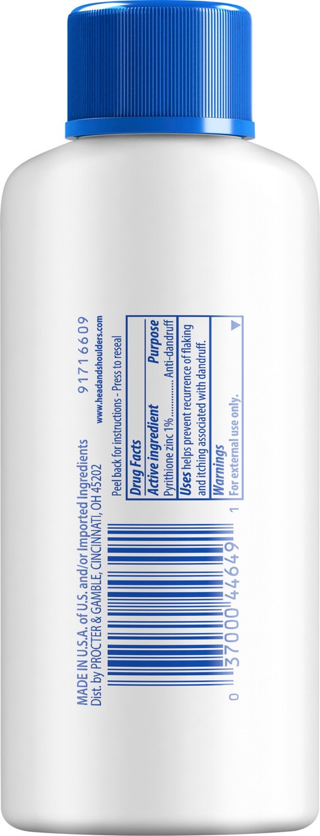 slide 9 of 9, Head & Shoulders Head and Shoulders Dandruff Shampoo, Anti-Dandruff Treatment, Classic Clean for Daily Use, Paraben Free, 1.7 oz, 1.7 fl oz