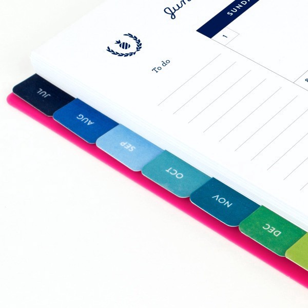 slide 8 of 8, 2024-2025 At-A-Glance Simplified By Emily Ley Weekly/Monthly Academic Planner, 7"" X 8-3/4"", Pink, July 2024 To June 2025, El27-805A, 1 ct