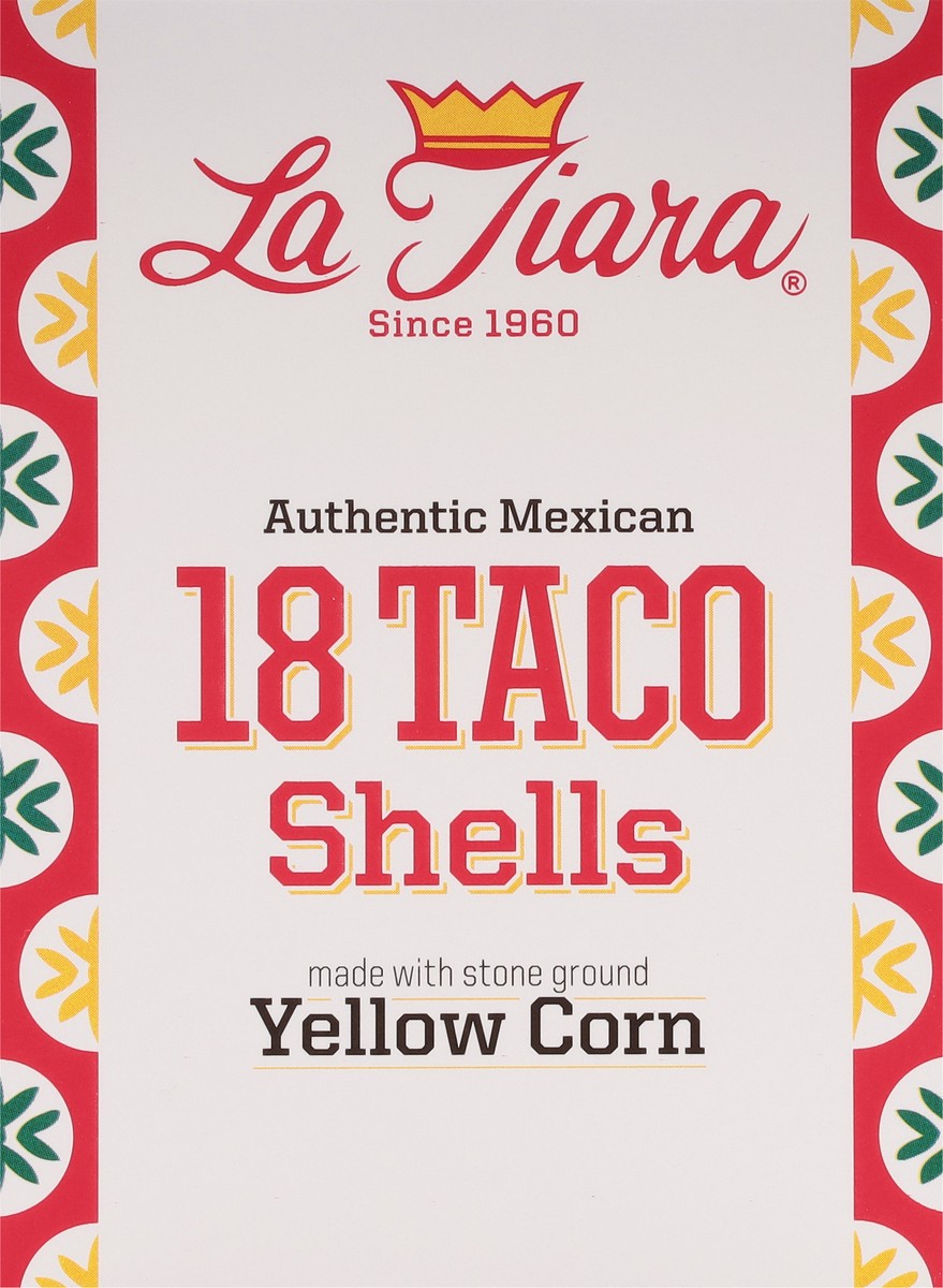 slide 2 of 9, La Tiara Taco Shells, 18 ct