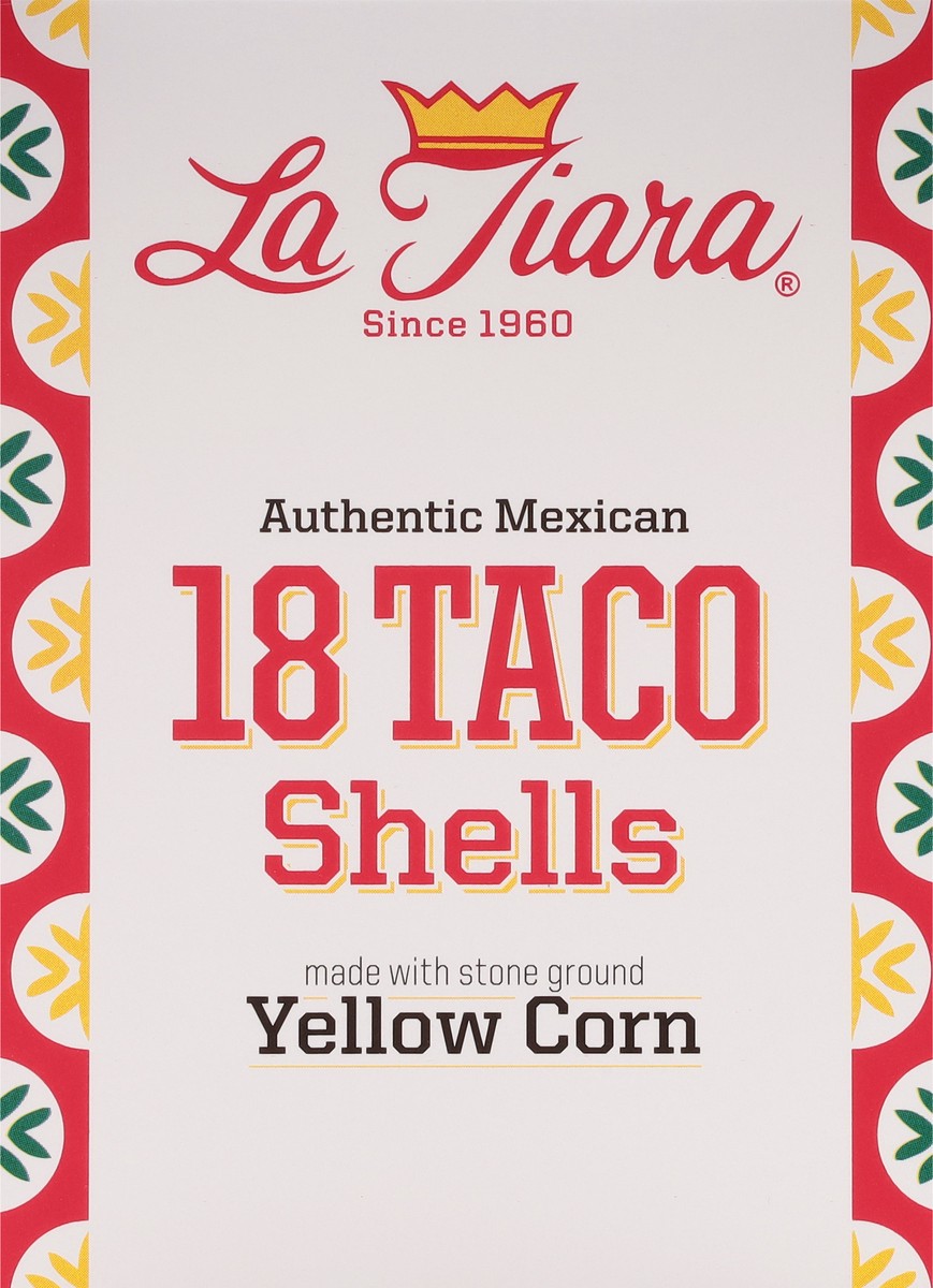 slide 9 of 9, La Tiara Taco Shells, 18 ct