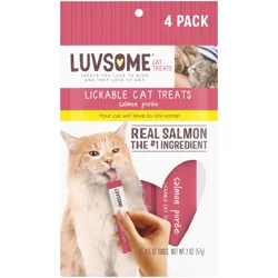 Luvsome Salmon Puree Lickable Cat Treats