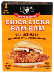 Fire & Smoke Society Chica Licka Bam Bam Crispy Coatings