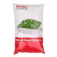 slide 1 of 1, GFS Peas & Pearl Onions, 40 oz