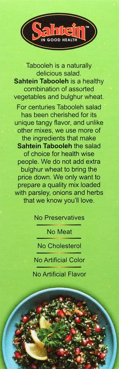 slide 2 of 13, Sahtein Bulghur Wheat Tabooleh Salad Mix 8 oz, 8 oz