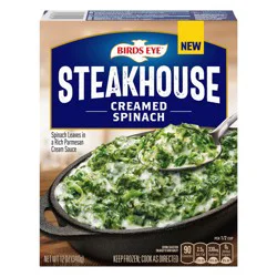Birds Eye Steakhouse Creamed Spinach, Rich Parmesan, Frozen Vegetables, 12 oz.