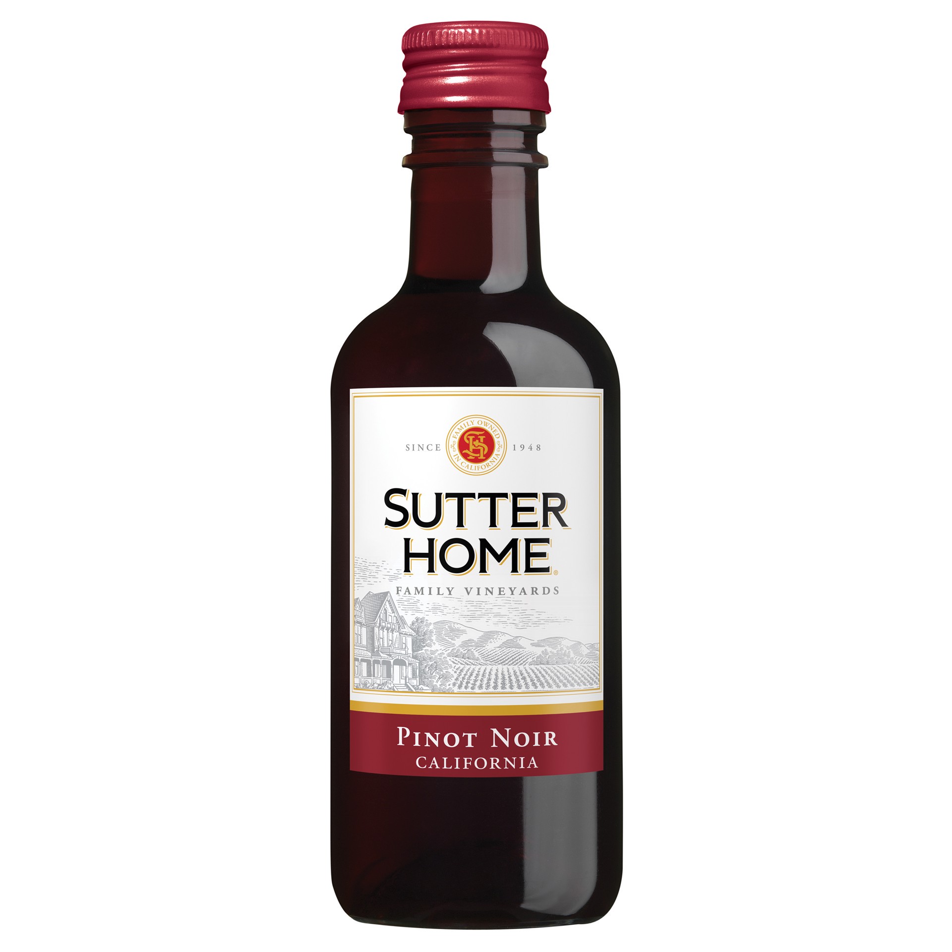 slide 4 of 4, Sutter Home Pinot Noir 4 ea, 187 ml