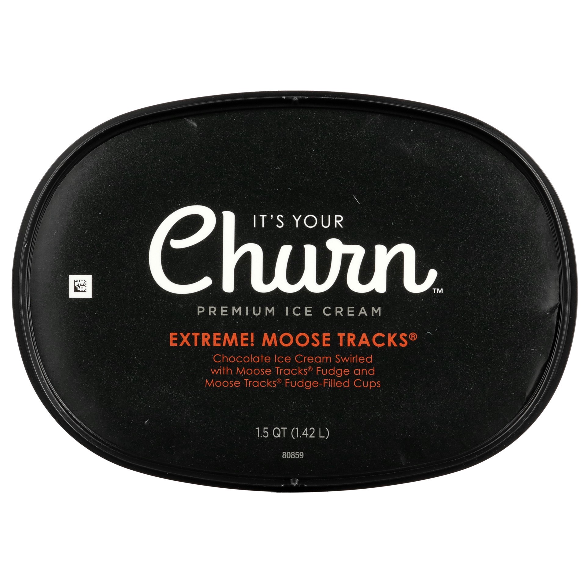 slide 6 of 6, It's Your Churn Premium Ice Cream Extreme! Moose Tracks, 1.5 qt