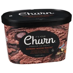 It's Your Churn Premium Ice Cream Moose Tracks