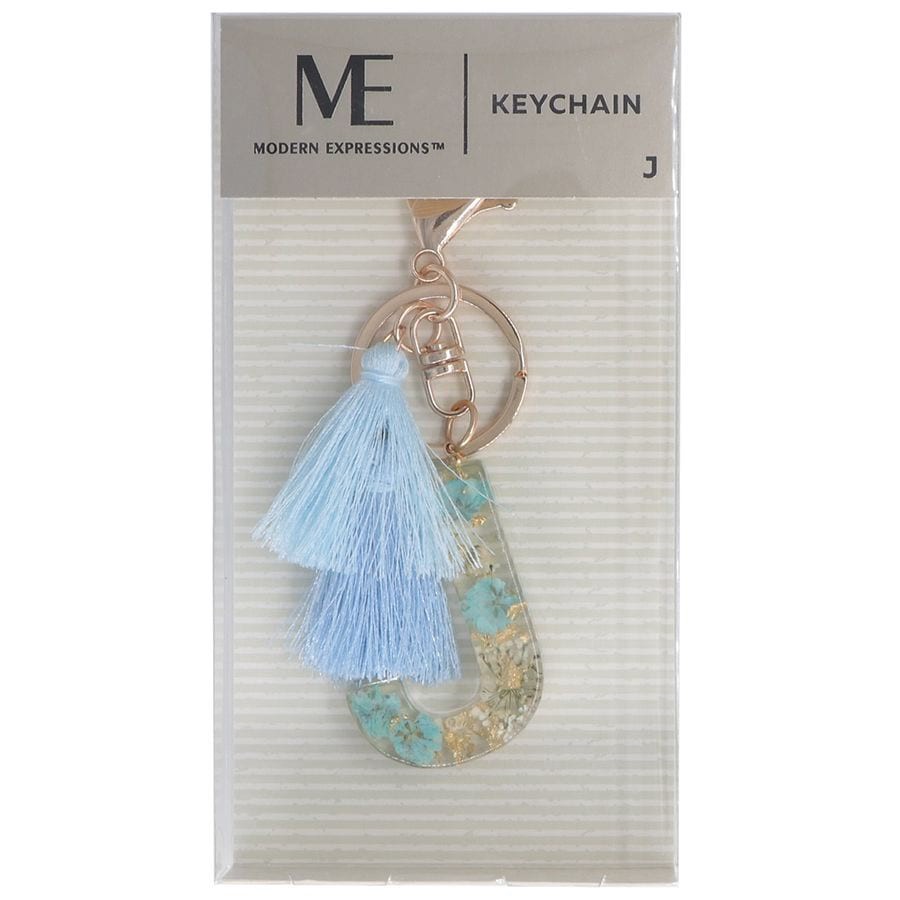 slide 1 of 1, Modern Expressions Monogram Keychain J, 1 ct