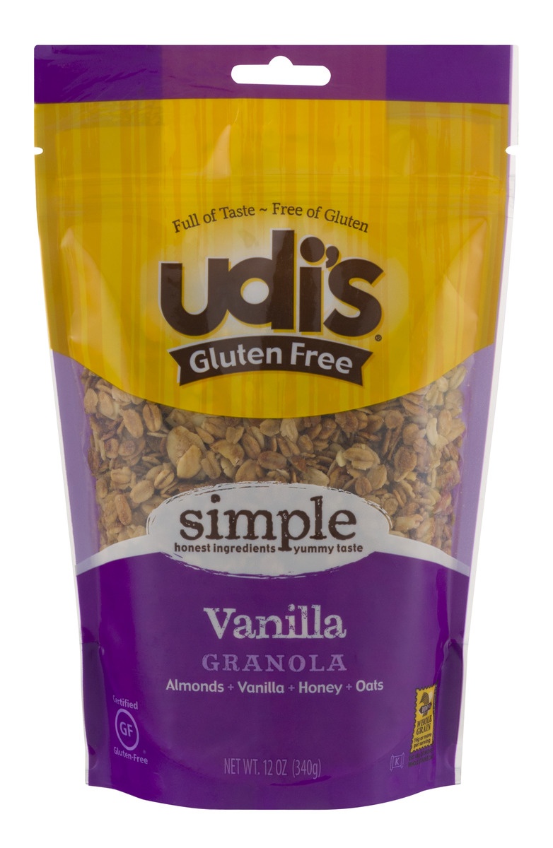 slide 1 of 9, Udi's Gluten Free Vanilla Granola, 12 oz