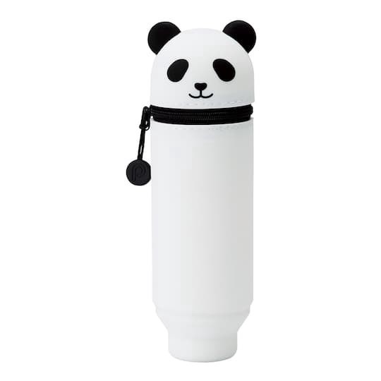 slide 1 of 2, Itoya Punilabo 9" Panda Stand-Up Pen Case, 9 in