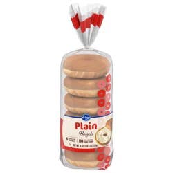 Kroger Plain Pre-Sliced Bagels