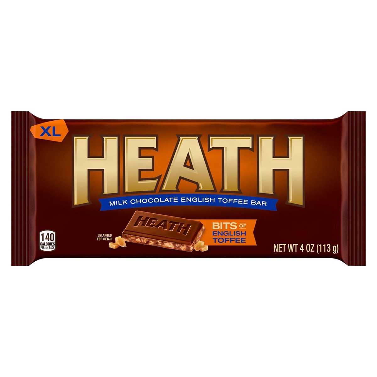 slide 1 of 1, Heath Extra Large Milk Chocolate English Toffee Bar, 4 oz