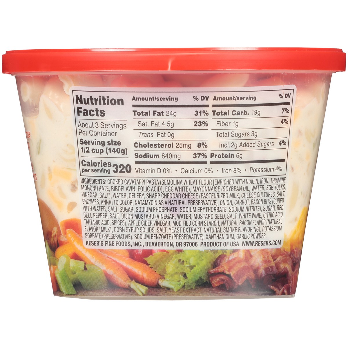 slide 4 of 7, Reser's Pasta Salad, 1 lb