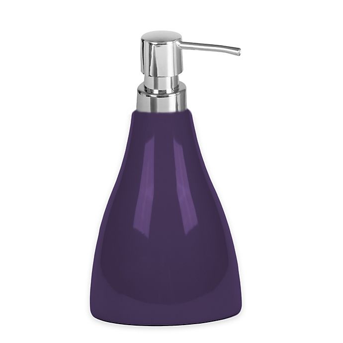 slide 1 of 1, Umbra Curvino Lotion Dispenser - Purple, 1 ct