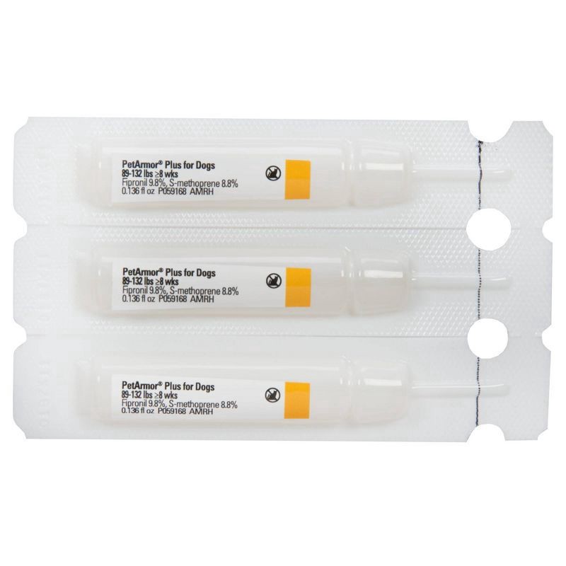 slide 6 of 7, PETARMOR Plus for X-Large Dogs 89-132 lbs, Flea & Tick Prevention for Dogs, 6-Month Supply, 6 ct