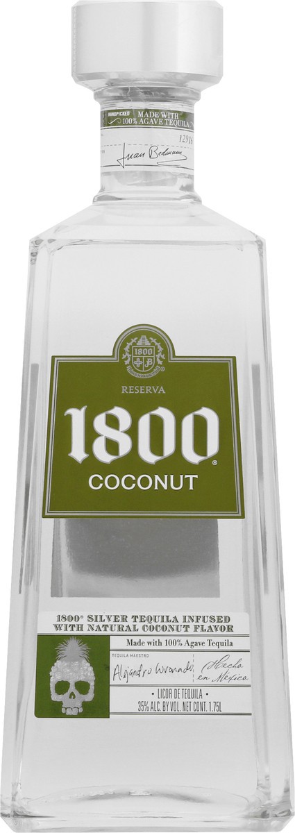 slide 8 of 9, 1800 Reserva Coconut Tequila 1.75 lt, 1.75 liter