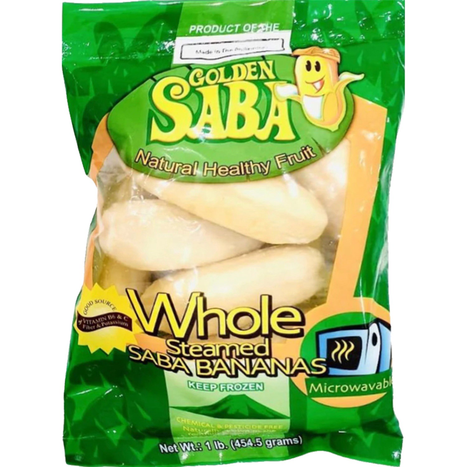 slide 1 of 1, Golden Whole Steamed Saba Banana, 16 oz