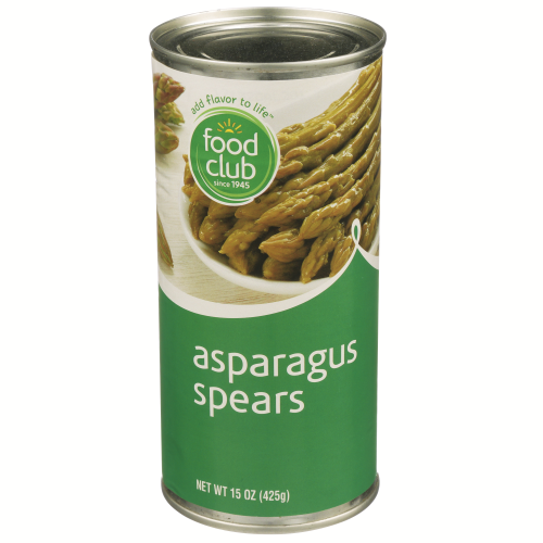 slide 1 of 1, Food Club Asparagus Spears, 15 oz