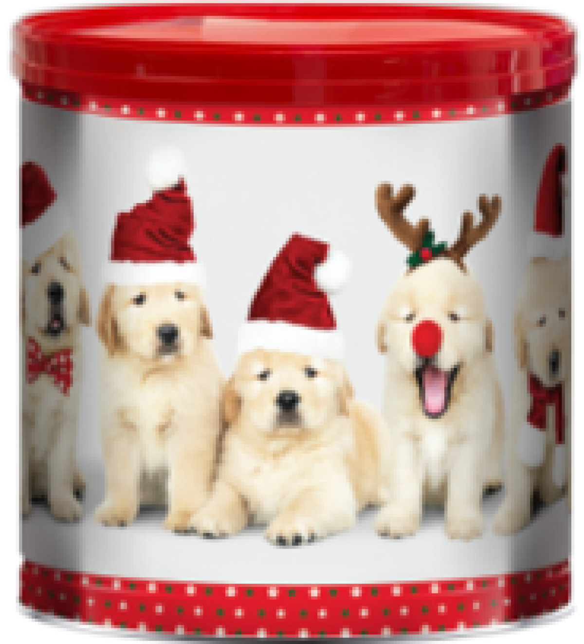 slide 1 of 1, GIFT POP Jolly Puppies Popcn Tin, 1 ct