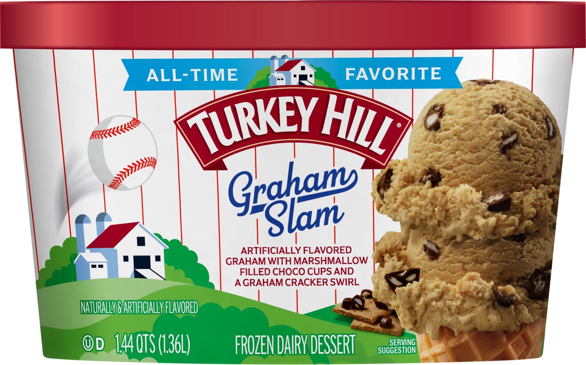 slide 3 of 5, Turkey Hill Graham Slam, 1.44 qt