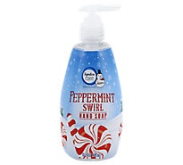 slide 1 of 1, Signature Select Seasn Handsoap Liq Pepermint Swirl, 1 ct