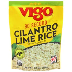 Vigo 90 Second Cilantro Lime Rice with Extra Virgin Olive Oil 8.8 oz