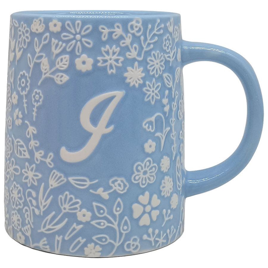 slide 1 of 1, Modern Expressions Monogram Mug (J), 1 ct