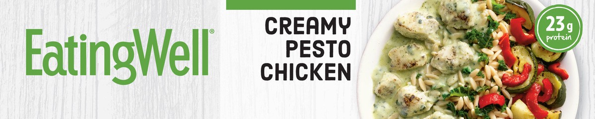 slide 7 of 7, Eating Well Creamy Pesto Chicken, 10 oz