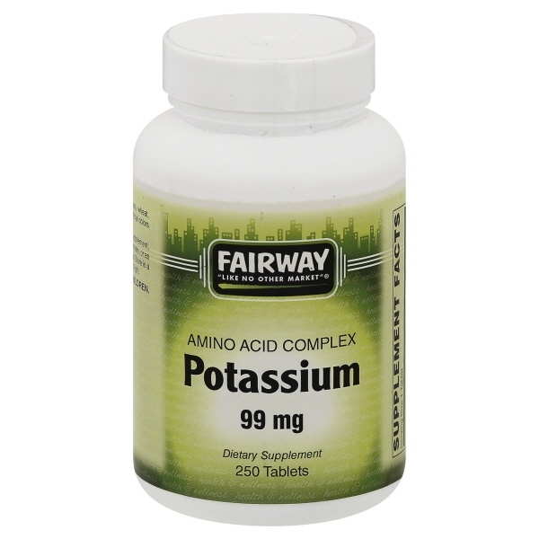 slide 1 of 1, Fairway Potassium Amino Acid, 250 ct