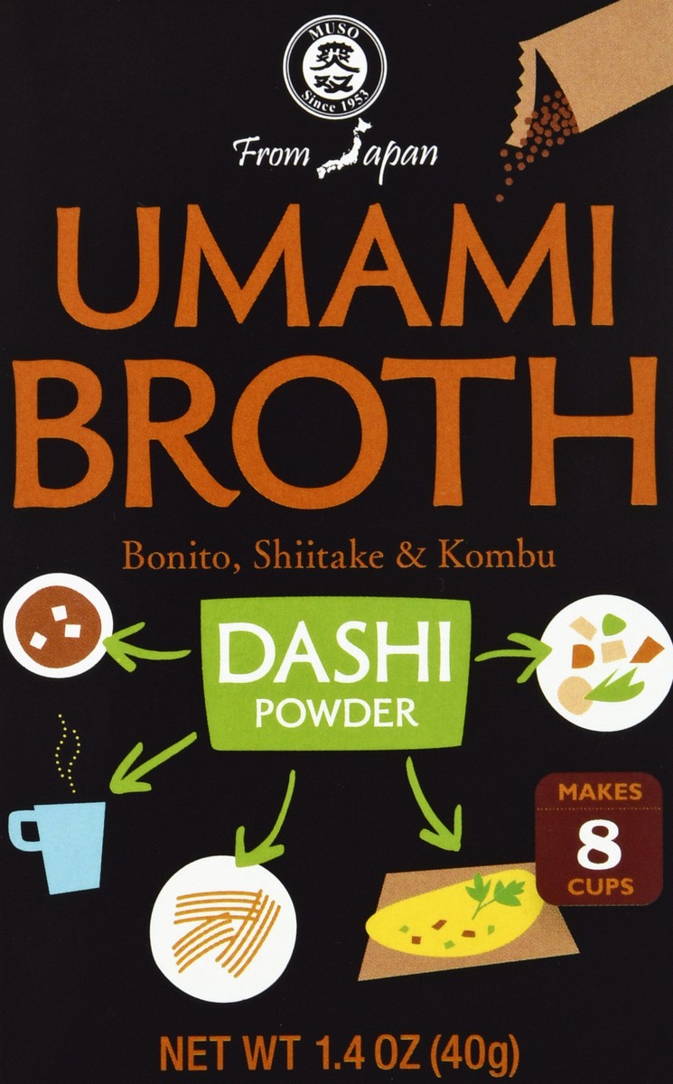 slide 2 of 9, Muso Dashi Powder Umami Broth 1.4 oz, 1.4 oz