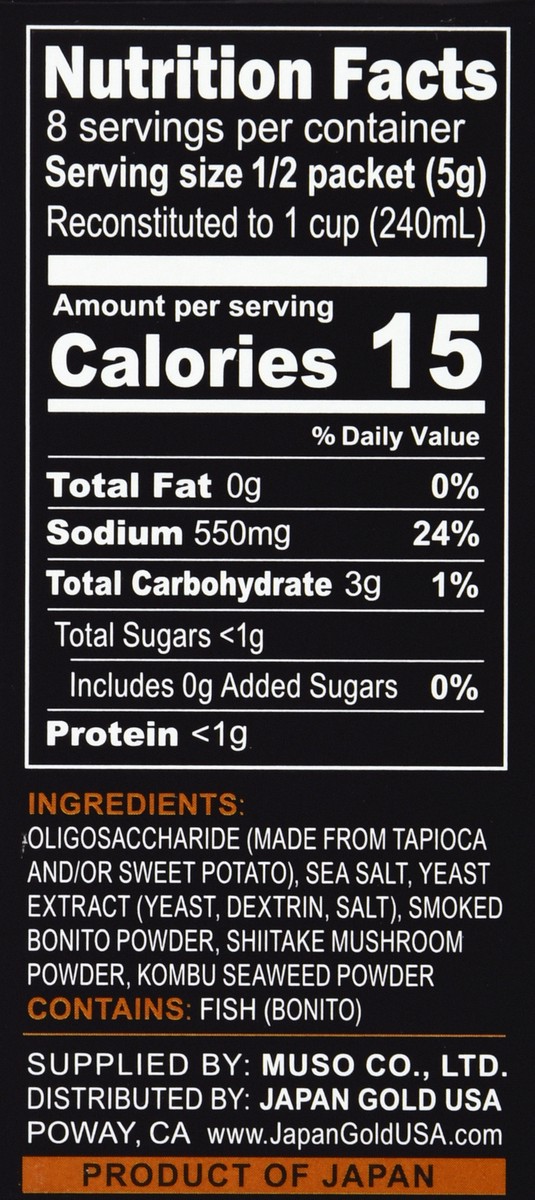 slide 8 of 9, Muso Dashi Powder Umami Broth 1.4 oz, 1.4 oz