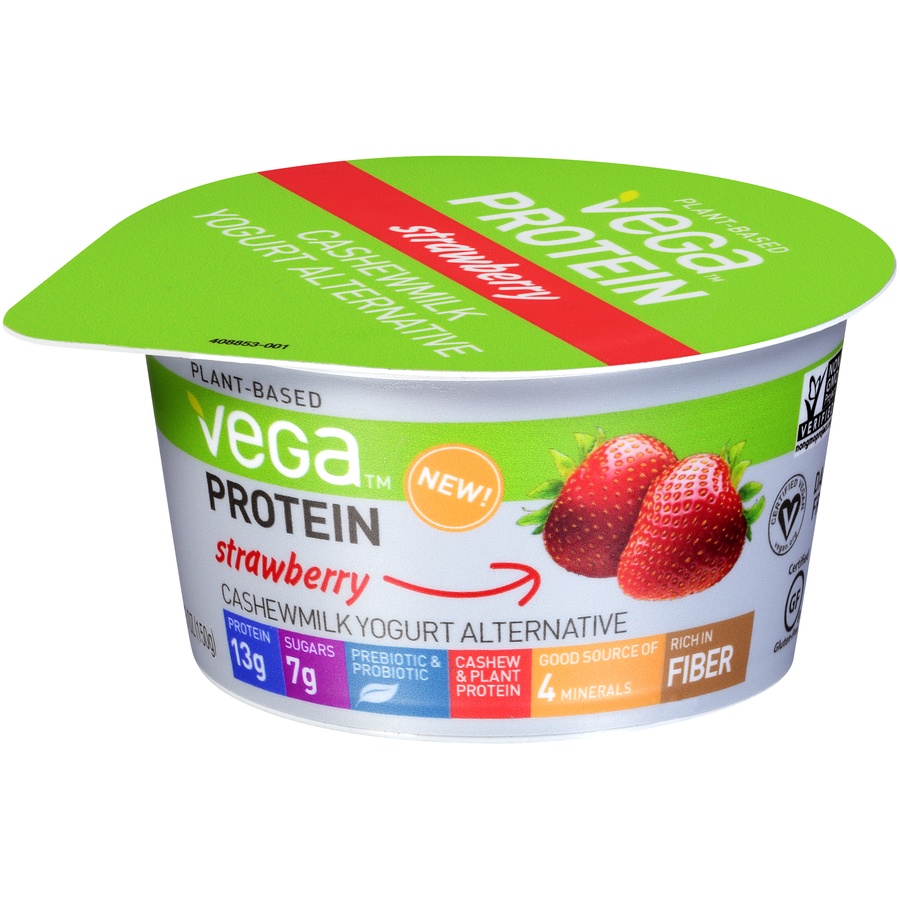 slide 1 of 8, Vega Strawberry Yogurt, 5.3 oz