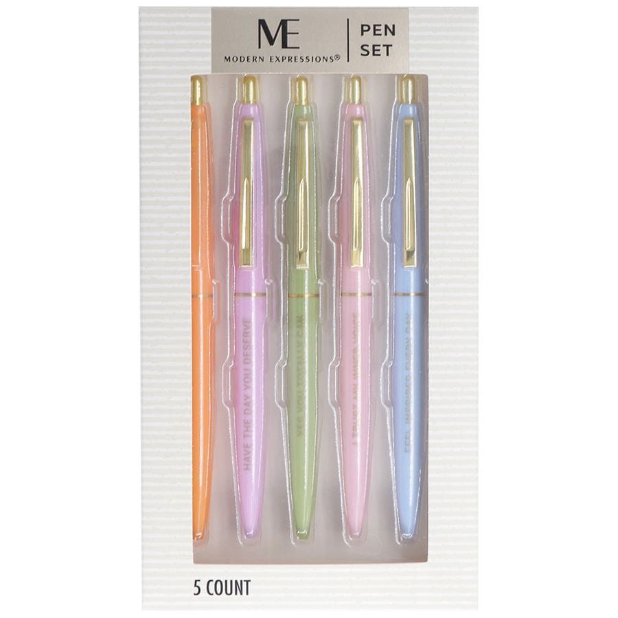 slide 1 of 1, Modern Expressions Inspirational Pen Set, 5 ct