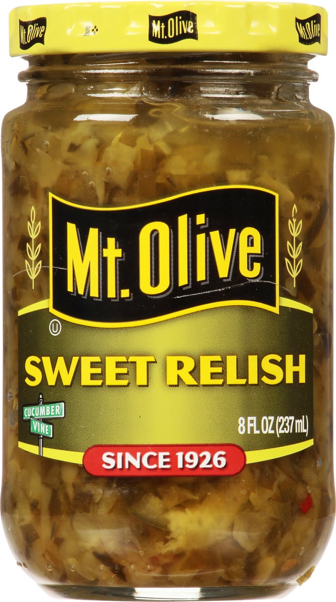 slide 2 of 9, Mt. Olive Sweet Relish 8 fl oz Jar, 8 fl oz