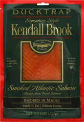 Ducktrap River of Maine Kendall Brook Signature Style Smoked Atlantic Salmon 8 oz