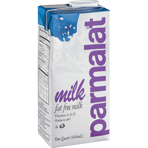 slide 2 of 9, Parmalat Fat Free Milk, 1 qt