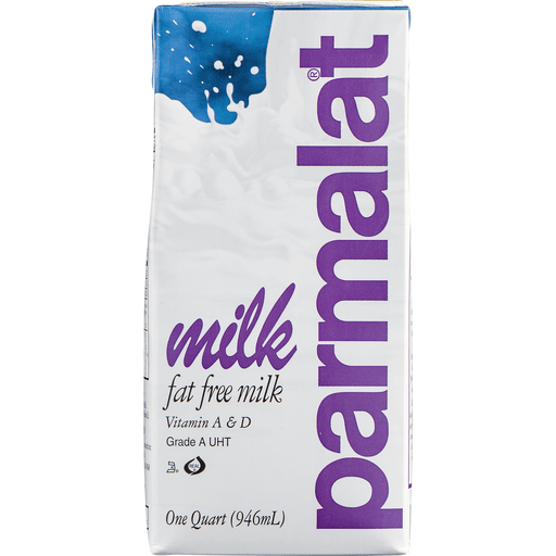 slide 4 of 9, Parmalat Fat Free Milk, 1 qt