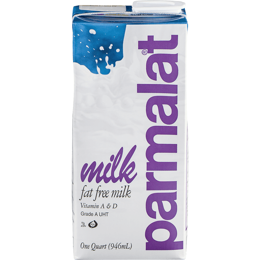slide 1 of 9, Parmalat Fat Free Milk, 1 qt
