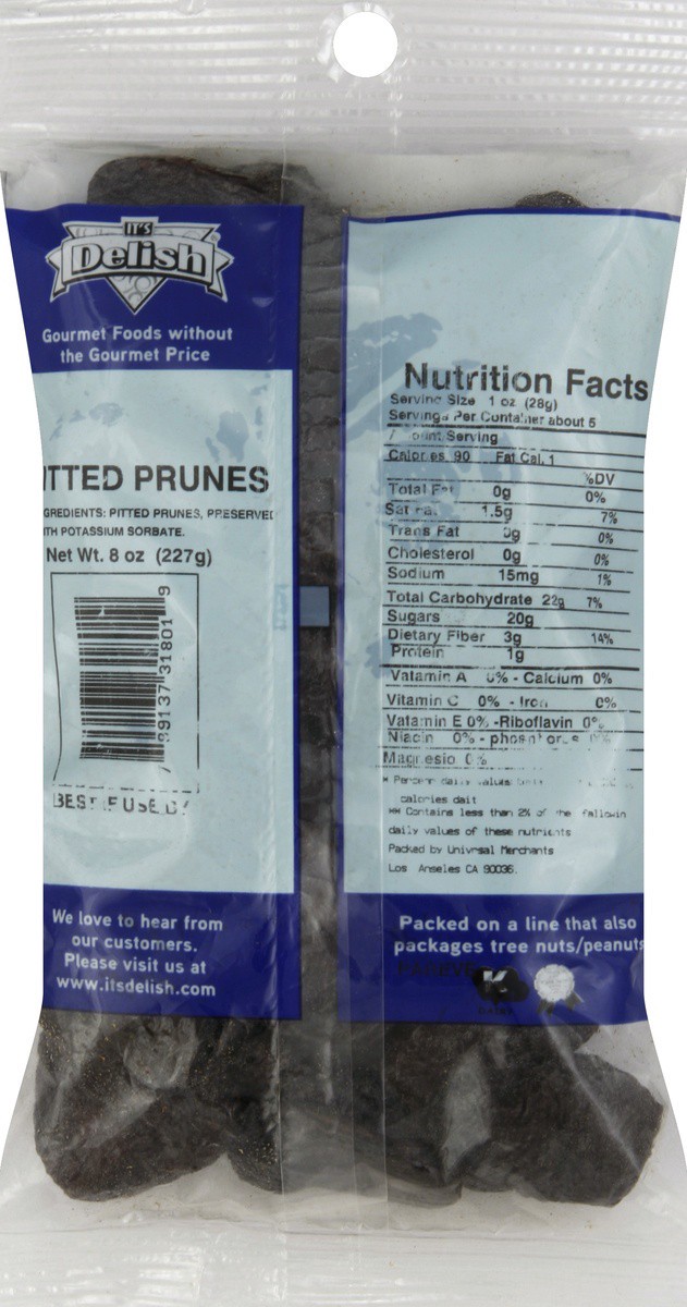 slide 4 of 4, It's Delish Prunes 8 oz, 8 oz