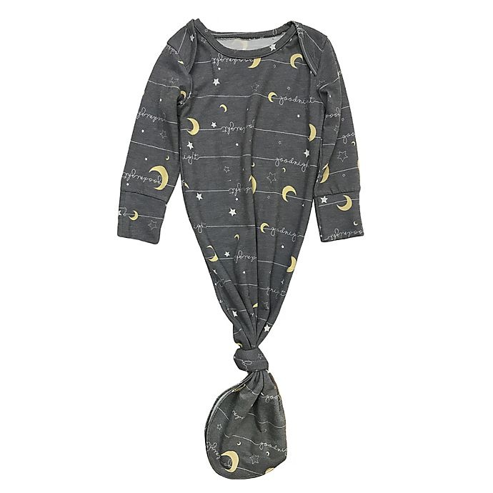 slide 2 of 5, Toby Fairy GOWN 0-3M GRY STAR MOON, 1 ct