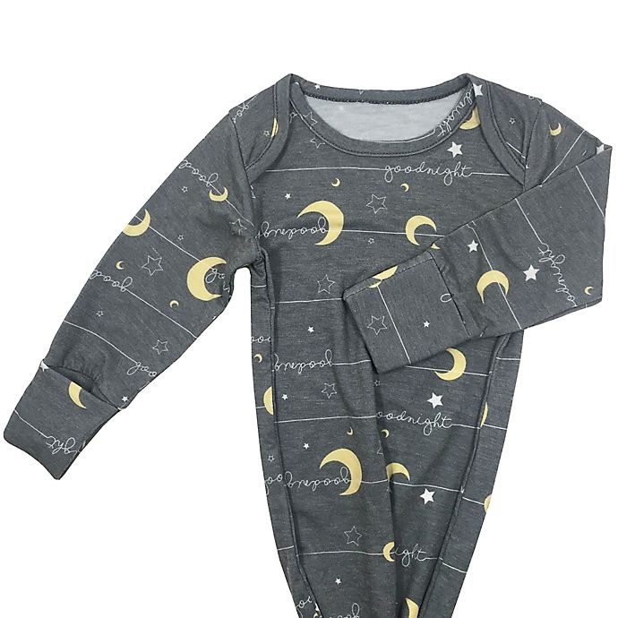 slide 5 of 5, Toby Fairy GOWN 0-3M GRY STAR MOON, 1 ct