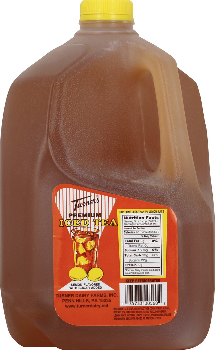 slide 1 of 5, Turner's Turners Premium Iced Tea Gallon - 1 gal, 1 gal