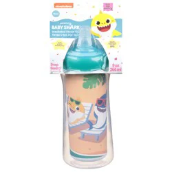 Tomy Drop Guard 9 Ounce Pinkfong Baby Shark Insulated Straw Cup 1 ea
