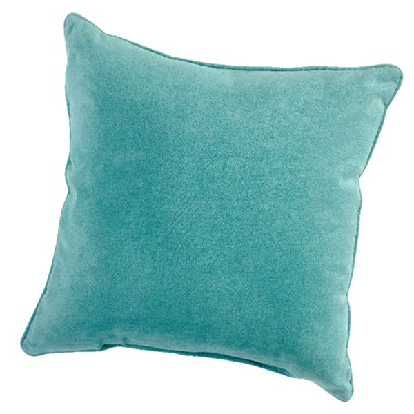 slide 1 of 1, Faux Suede Aqua Decorative Pillow, 1 ct